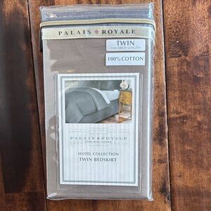 Hotel Collection Twin Bedskirt in Elegant Brown